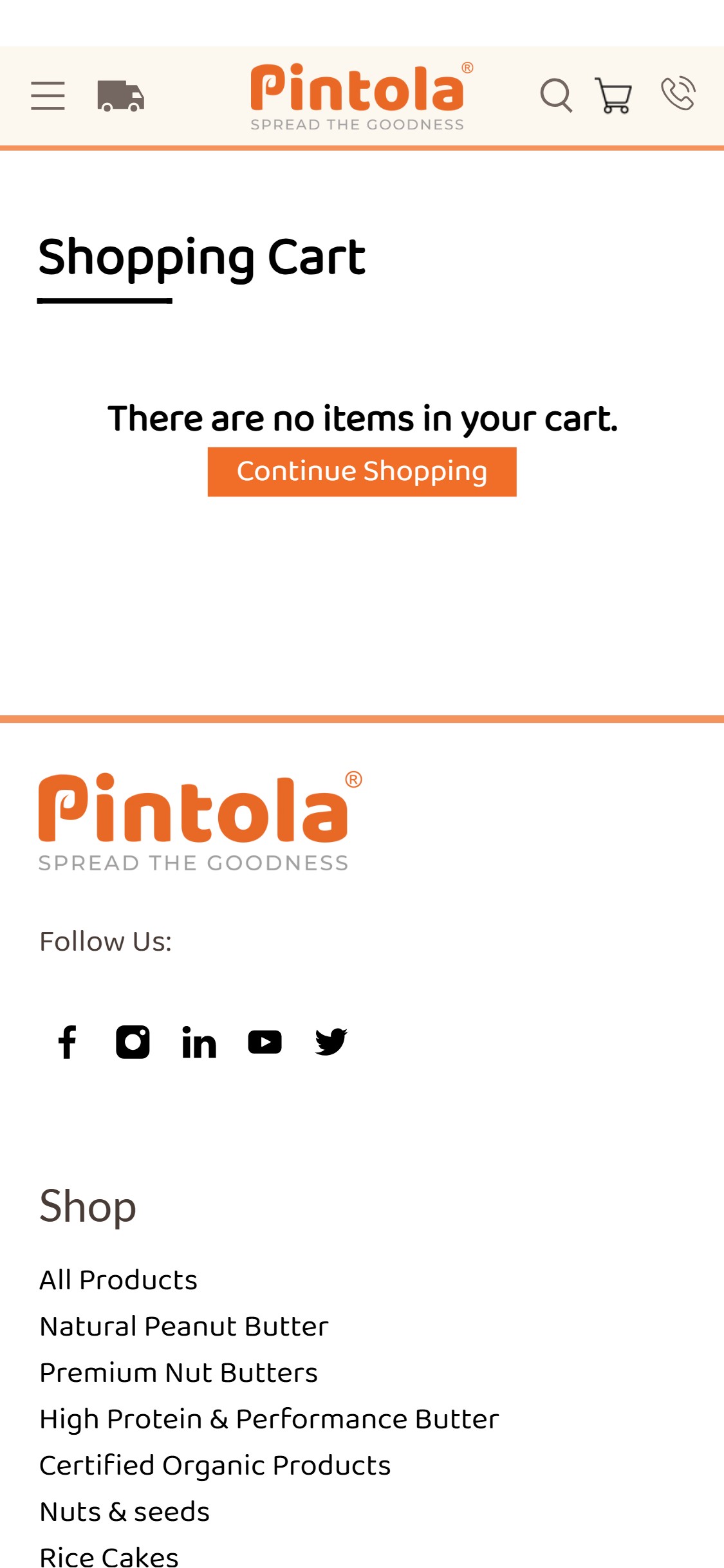 Pintola â€” Cart Page (No Cross-Sell)