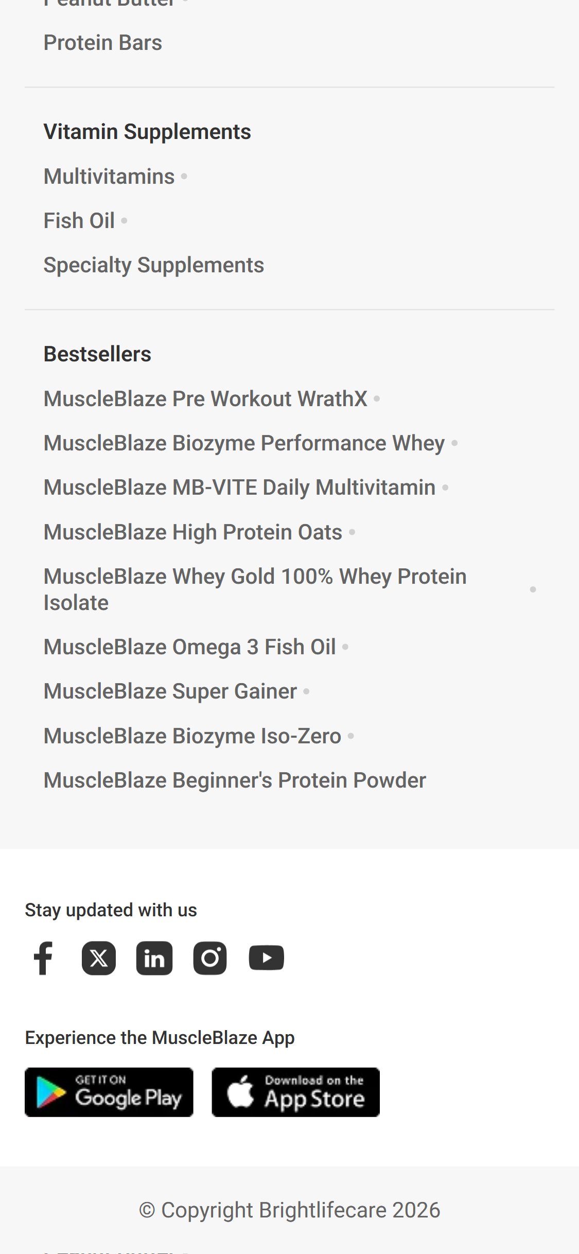MuscleBlaze â€” Email Signup with Exclusive Offers